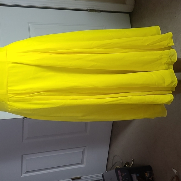 Ladies Scoop Back Dress w/Release Pleats - Picture 4 of 8